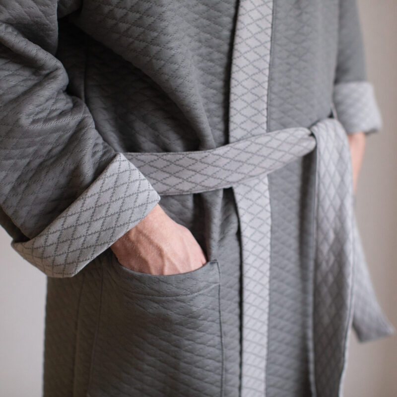 Bathrobe Formesse Bella Donna Grey - Image 4