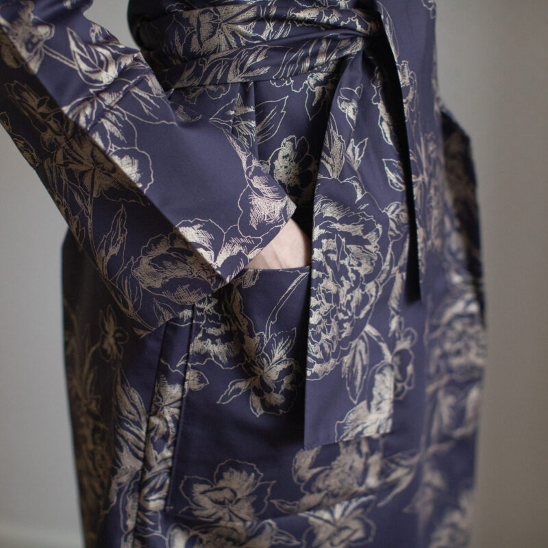 Bathrobe Von Der Thannen Indigo Peony - Image 6