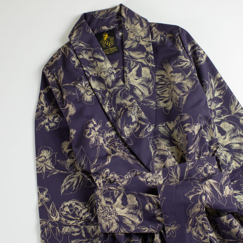 Bathrobe Von Der Thannen Indigo Peony - Image 4
