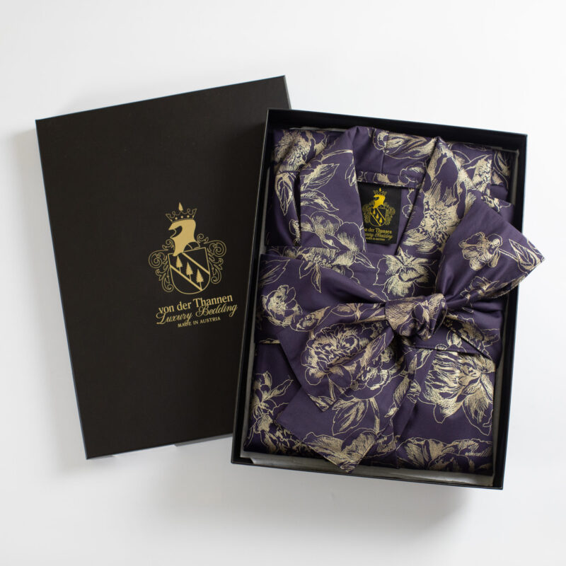 Bathrobe Von Der Thannen Indigo Peony - Image 3