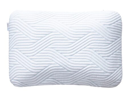 TEMPUR Symphony memory foam pillow – top view showing dual-sided contoured surface