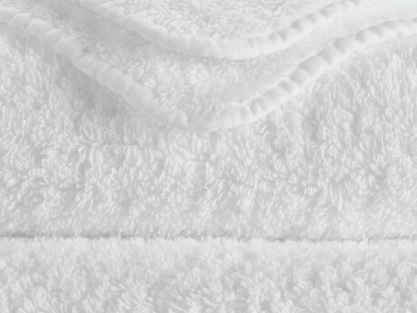 Abyss & Habidecor Super Pile 100 luxury white cotton towel texture close-up