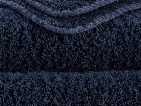 Abyss & Habidecor Super Pile 314 navy cotton towel texture close-up