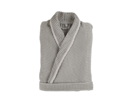 Uchino Waffle Grey Bathrobe