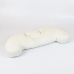 Angled view of Moosburger ergonomic neck pillow