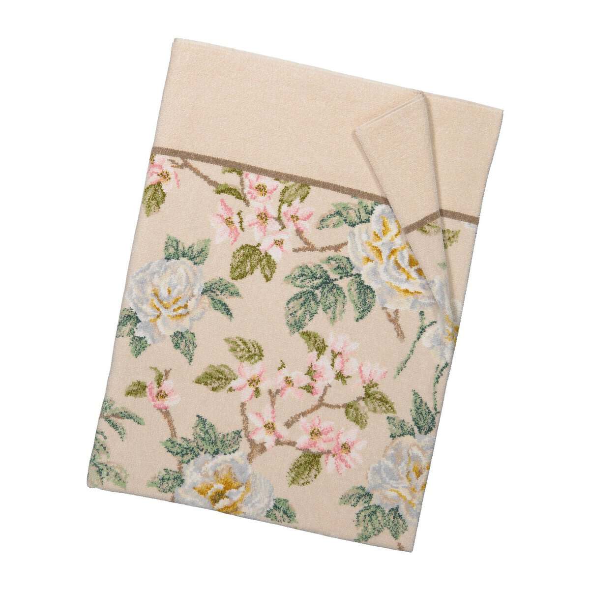 Feiler Vanilla Rose Towel - Image 2