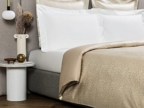 Frette Luxury Glowing Weave bed linen set in Savage Beige, view 2