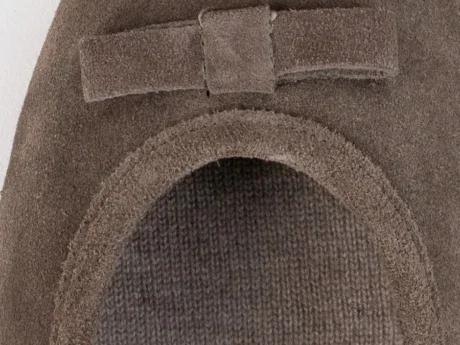 Masserano Marta Taupe ballerina slippers