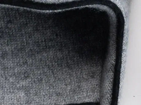 Masserano Romeo Light Grey cashmere slippers