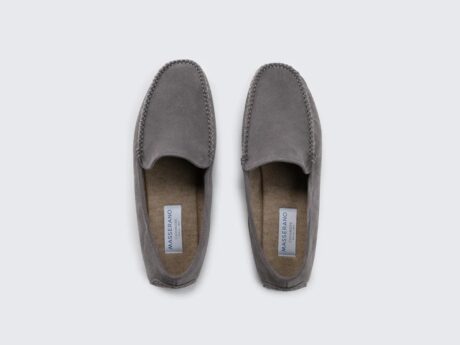 Masserano Pietro Stone Grey მოკასინები
