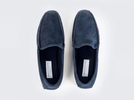 Masserano Pietro Navy მოკასინები