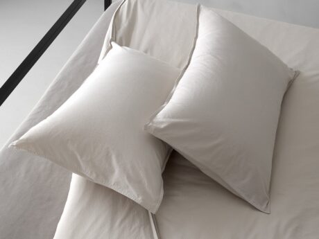 Society Limonta Tale cotton percale pillowcases in mastice
