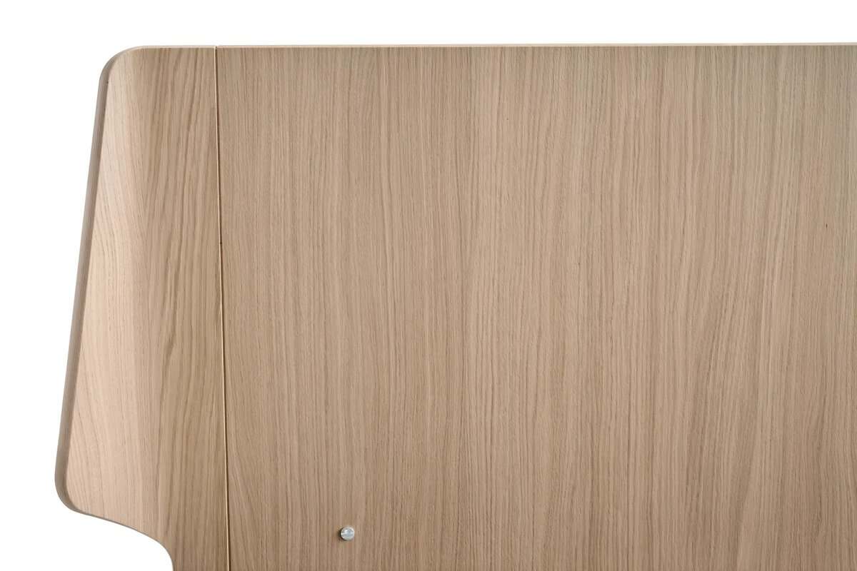 Auping Essential bed with oak headboard, headboard close-up