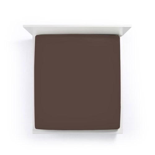 Bella Donna Jersey Mocha ზეწარი რეზინით