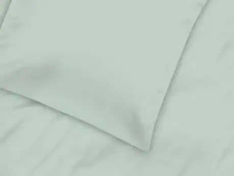 Graser Edelsatin M plain pillowcase in kristall