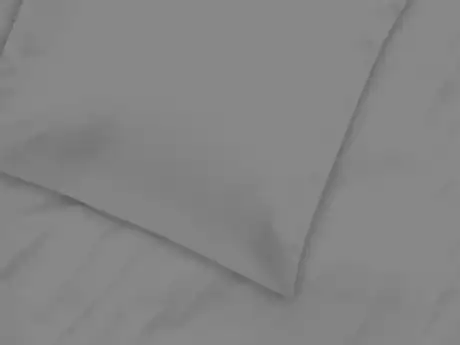 Graser plain cotton satin pillowcase in platin