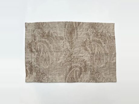 Graser Damasco Boutis cotton piqué bedspread in nougat