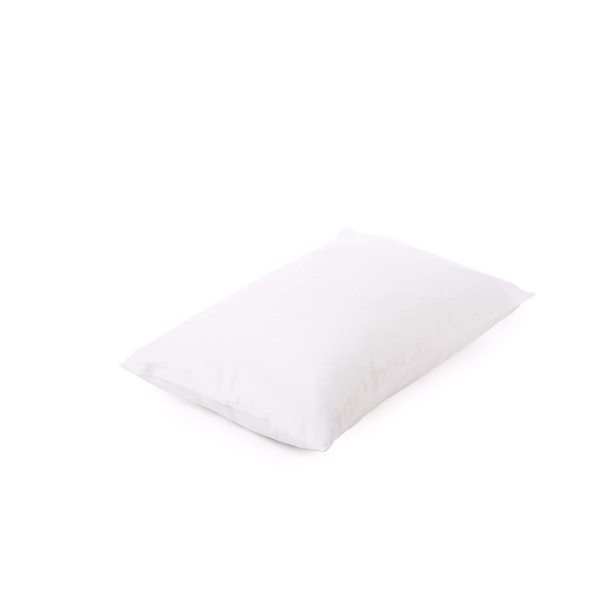Libeco Heritage white organic linen pillowcase, detail