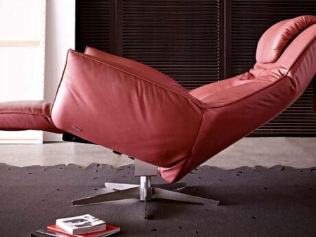 Koinor Safira recliner in the lying position
