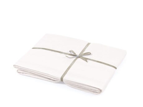 Libeco Madison linen flat sheet in oyster