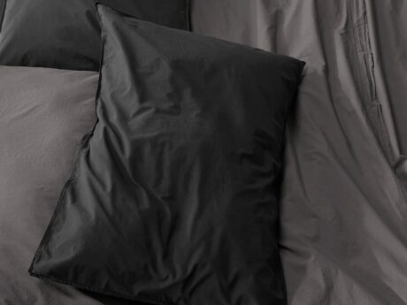 Society Limonta Nite cotton pillowcases in anthracite