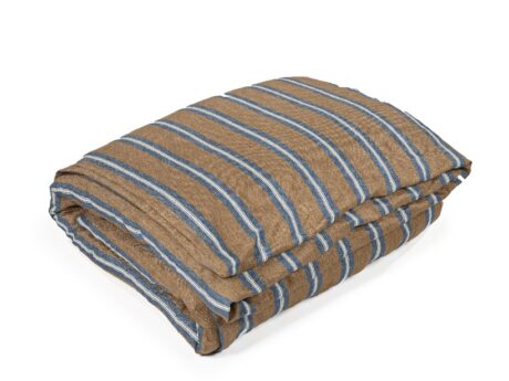 Libeco Salem striped linen duvet cover, folded