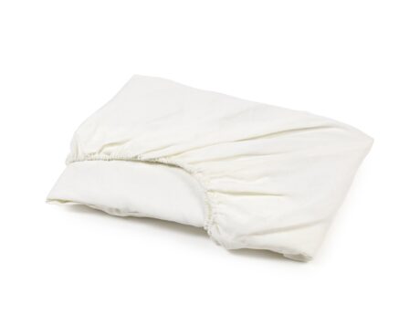 Libeco Madison linen fitted sheet in oyster