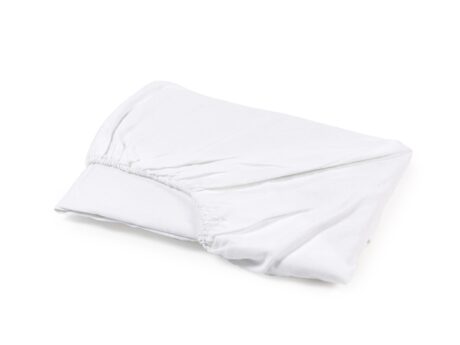 Libeco Madison linen fitted sheet in white